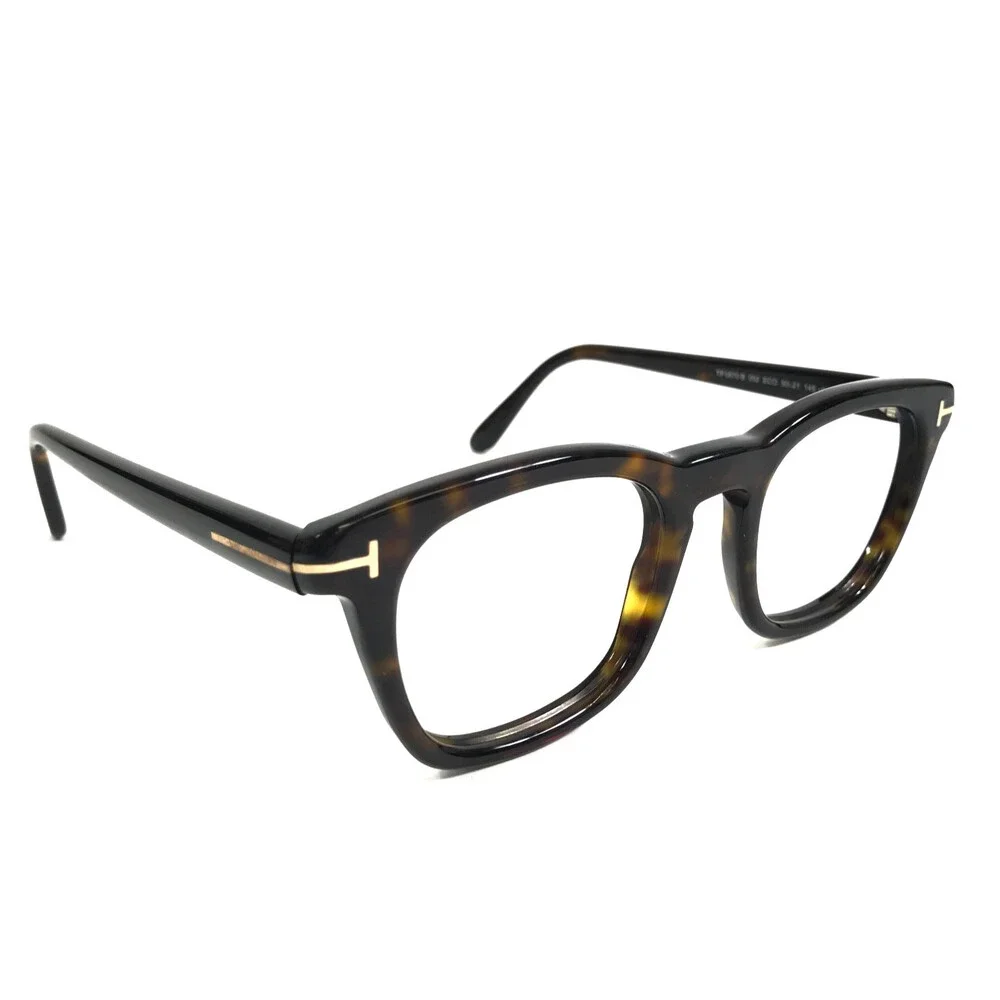 Tom Ford Eyeglasses Frames TF5870-B 052 Tortoise Square Full Rim 50-21-145
